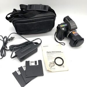 Sony Digital Mavica MVC-FD95 2.1MP Floppy Disk Camera 10x Zoom Retro Tested